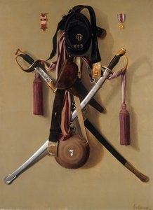 レヴィ・ゲーン・マコーリー少佐の南北戦争時のレガリア 作： George Cope
