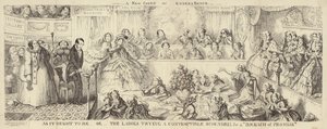 クイーンズベンチの風刺漫画 作： George Cruikshank