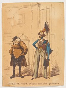 ああ、これが国民のお金の使い方なのか。 作： George Cruikshank