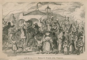 4月-レースからの復帰 作： George Cruikshank