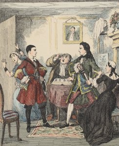 ジャックシェパードの大胆さ、ジャックシェパードのイラスト：ウィリアムハリソンエインズワースのロマンス、1839年（手描きのエッチング） 作： George Cruikshank
