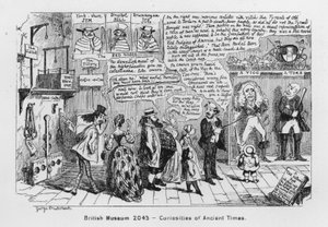 大英博物館2043「古代の珍品」（エングレービング 作： George Cruikshank