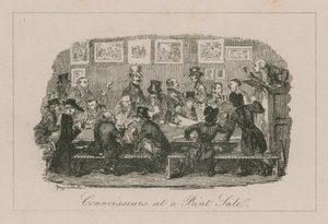 印刷物販売での鑑定人 作： George Cruikshank