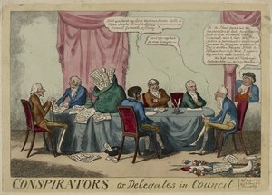 7月1日発行の「Conspirators 作： George Cruikshank