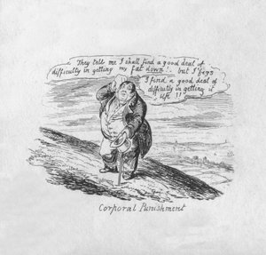 体罰、1829年 作： George Cruikshank