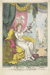 シャーロット王女のおもちゃとしてのオレンジの王子、1814年 オランダのおもちゃ!!! - または、若い王女のためのかわいいおもちゃ!!! (アイテムのタイトル) 作： George Cruikshank