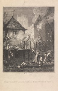 ジャコバイト・クラブの解散とコードウェル・ファイアブラスの死 作： George Cruikshank
