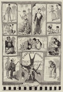 一人一人が自分のパントマイム 作： George Cruikshank