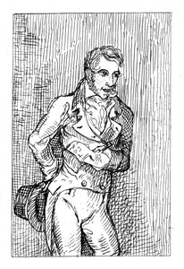 George Cruikshank 1792-1878、イギリスの風刺漫画家、挿絵家、1811年。
