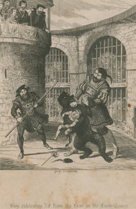 ライオンズタワーでクマからXitを脱出するGog 作： George Cruikshank