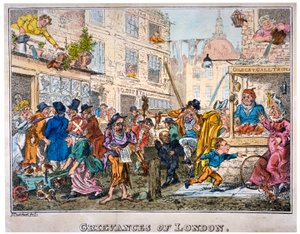 「ロンドンの不満」、1812年。