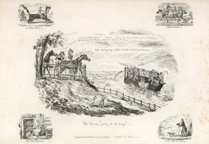 ガーニーの蒸気キャリッジ 作： George Cruikshank