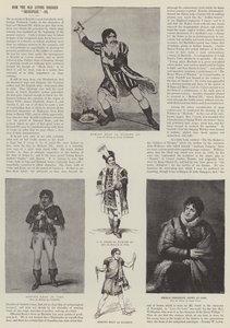 旧俳優がシャクスペールを着飾った方法 作： George Cruikshank