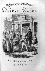 チャールズ・ディケンズ（1812-1870）作『オリバー・ツイスト』（オリヴィエ）の挿絵を、ジョージ・クルイックシャンク（1792-1878）が担当しました。 作： George Cruikshank