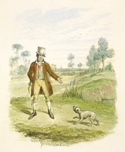 オリバー・ツイスト』の挿絵 作： George Cruikshank