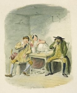 オリバー・ツイスト』の挿絵 作： George Cruikshank