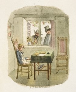 オリバー・ツイスト』の挿絵 作： George Cruikshank