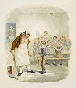 オリバー・ツイスト』の挿絵 作： George Cruikshank