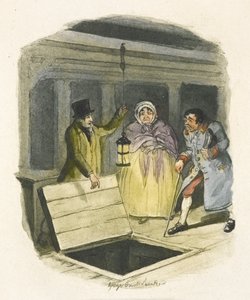 オリバー・ツイスト』の挿絵 作： George Cruikshank
