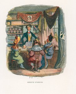 ボズによるスケッチ用イラスト 作： George Cruikshank