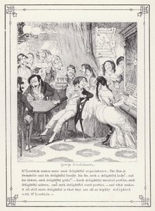 The Bachelors Own Book, or The Progress of Mr Lambkin (Gent) (e.g. engraving)」のイラスト。 作： George Cruikshank
