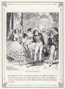 The Bachelors Own Book, or The Progress of Mr Lambkin (Gent) (e.g. engraving)」のイラスト。