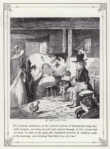 The Bachelors Own Book, or The Progress of Mr Lambkin (Gent) (e.g. engraving)」のイラスト。 作： George Cruikshank