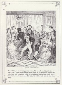 The Bachelors Own Book, or The Progress of Mr Lambkin (Gent) (e.g. engraving)」のイラスト。 作： George Cruikshank