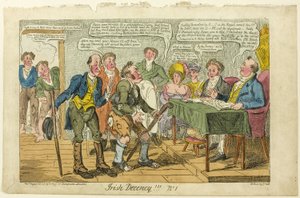 アイルランドの良識！!No.1 作： George Cruikshank