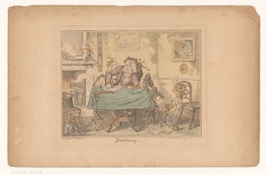 ジャロジー 嫉妬 (オブジェクトのタイトル) 作： George Cruikshank