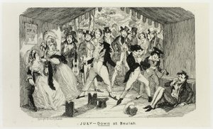 7月 - ジョージ・クルイックシャンクのスチール・エッチングから『コミック・アルマナック』へ：1835-1853 作： George Cruikshank