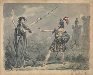 マクベスと魔女 作： George Cruikshank