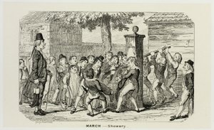 3月 ジョージ・クルイックシャンクのスチール・エッチングから『コミック・アルマナック』へ：1835-1853 作： George Cruikshank