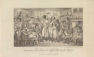 真夜中、喫茶店のトムとジェリー… 作： George Cruikshank