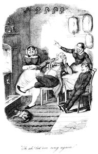ああ！ letem ring again !, c1840s。 作： George Cruikshank