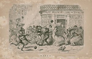 強風と戦う人々 作： George Cruikshank