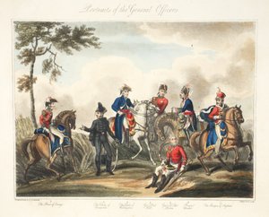 将校の肖像、パブ。 H.コルバーン、engr Rouse、1816年 作： George Cruikshank