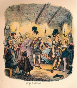 プライベートシアター、c1900 作： George Cruikshank