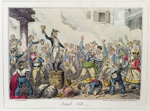 James Robins und Co.が1825年10月に発行したScud Hill（カラーエッチング） 作： George Cruikshank