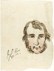 自画像 作： George Cruikshank