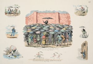 St Swithuns Chapel冷浴場、パブ。 1833（手描きの彫刻） 作： George Cruikshank