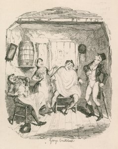 理髪店 作： George Cruikshank