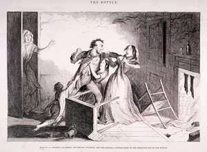 「ボトル」、1847 作： George Cruikshank