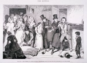 「ボトル」、1847 作： George Cruikshank