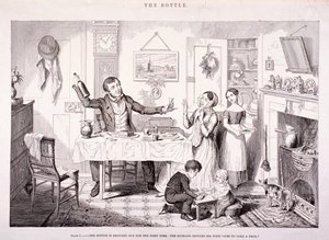 「ボトル」、1847 作： George Cruikshank