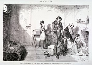 「ボトル」、1847 作： George Cruikshank