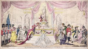 ネアーズの女帝の戴冠式 作： George Cruikshank