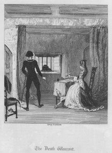 死の宣告」（エングレービング 作： George Cruikshank