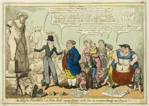 エルギン・マーブルズ 作： George Cruikshank