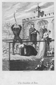 ジェーンの処刑 作： George Cruikshank
